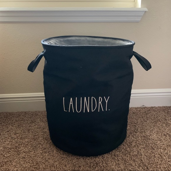 Rae Dunn Other - Rae Dunn Laundry Hamper Basket Black